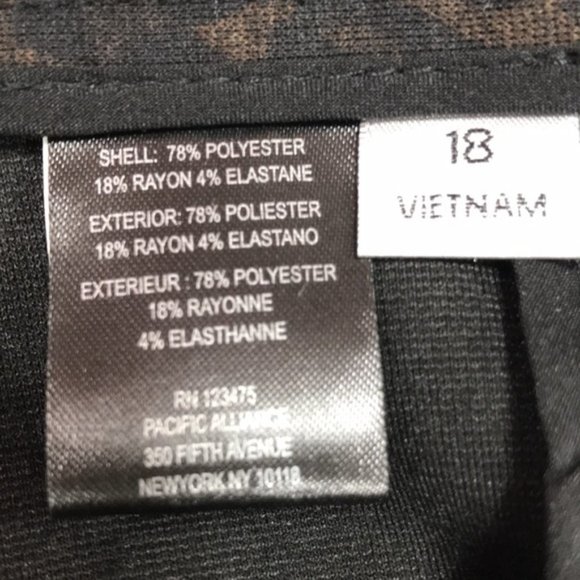 🎁 Tahari Office Work Wear Ankle Pants Trousers - Picture 7 of 8